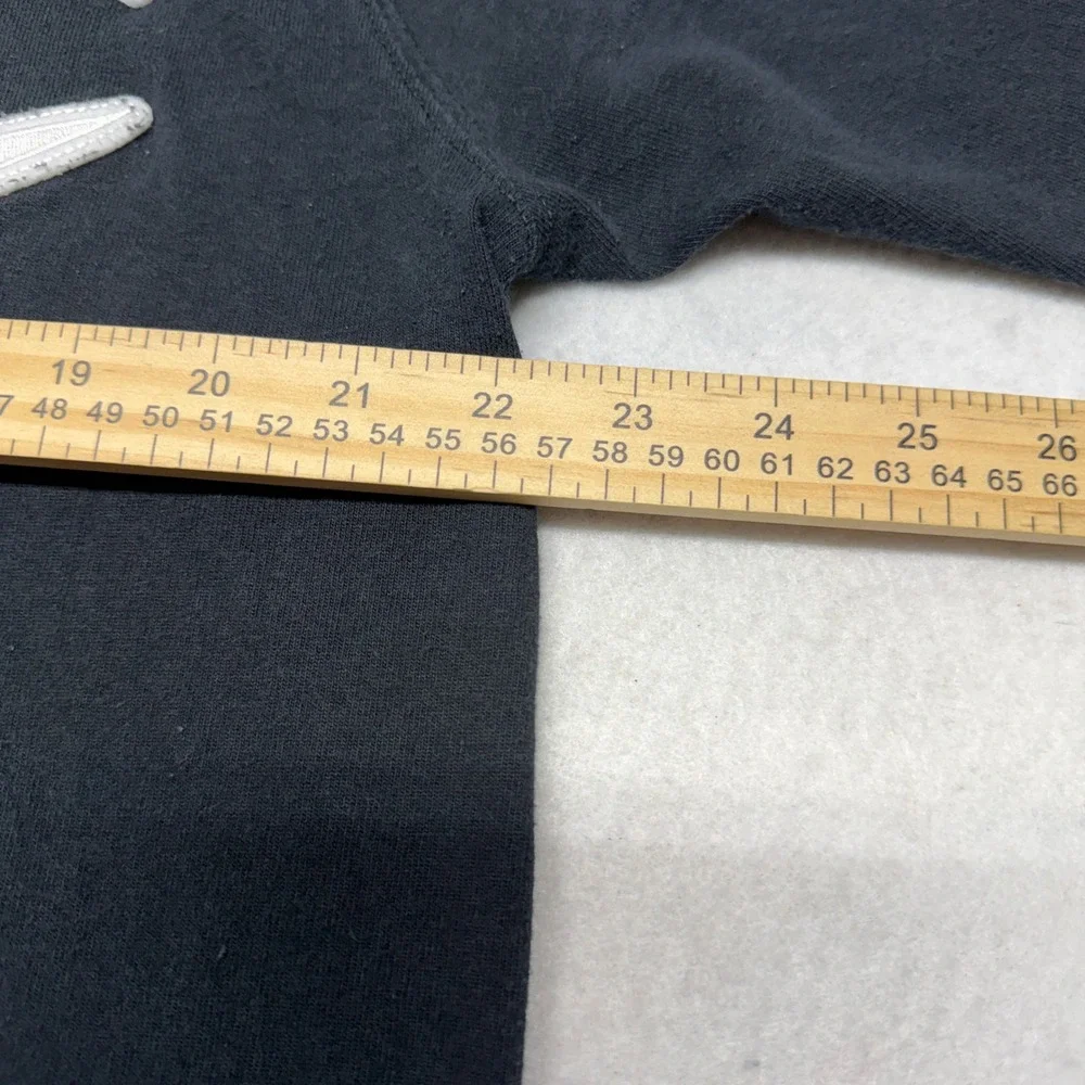 Champion Big‎ C Patch Logo T-Shirt Black XL Vintage Y2K Skater Streetwear Tee